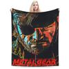 Игровое одеяло Metal Gear Solid Теплое Мягкое Плед Плюшевое Постельное Белье для Девочек Мальчиков Забавное Покрывало для Дивана Кровати Фланелевое Покрывало Чехол для Диван-кровати