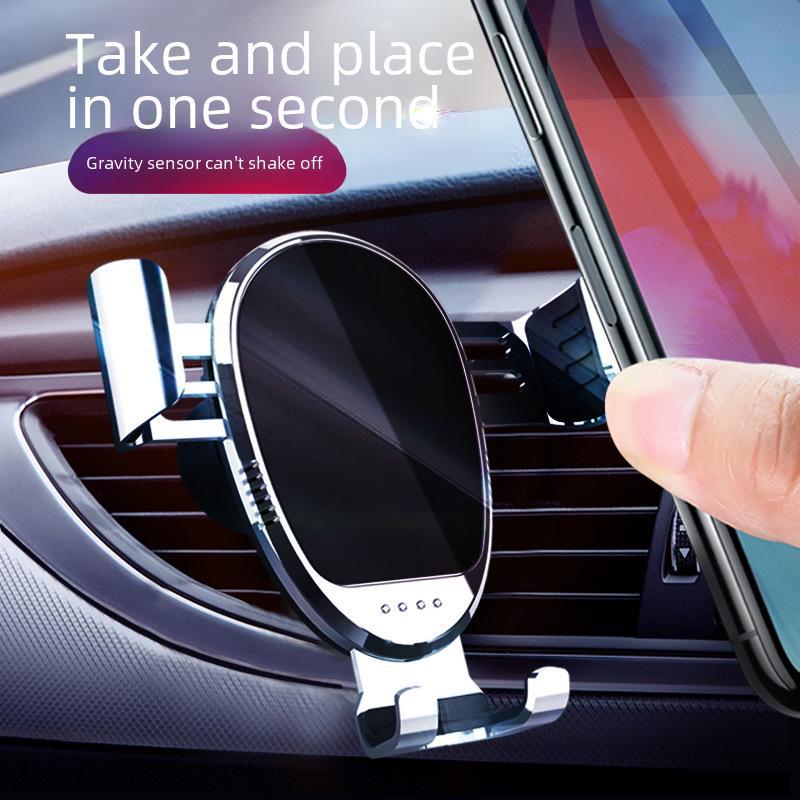 Автомобильный держатель для телефона из алюминиевого сплава с датчиком гравитации