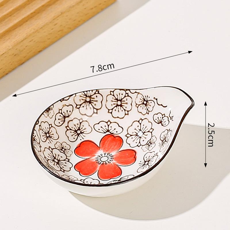 Японские мини-керамические тарелки для барбекю, соусов для макания, сашими, суши, соевого соуса, домашние настольные тарелки для закусок, фруктов, десертов