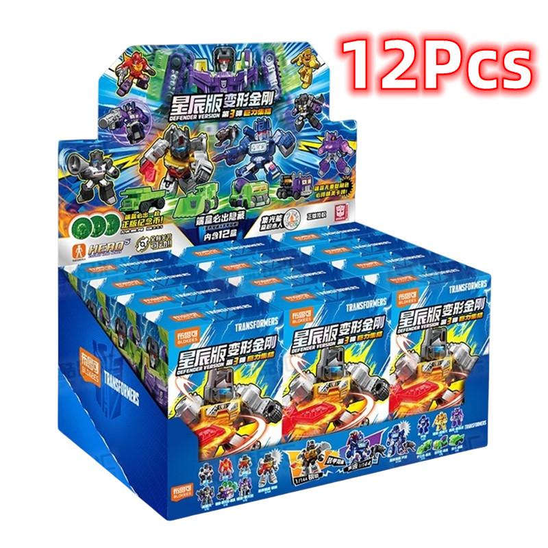 Нетоксичные Оригинальные Игрушки-Сюрпризы Трансформеры Версия Защитника 1 2 3 Оптимус Прайм Старскрим Бамблби Конструктор Фигурка Действия