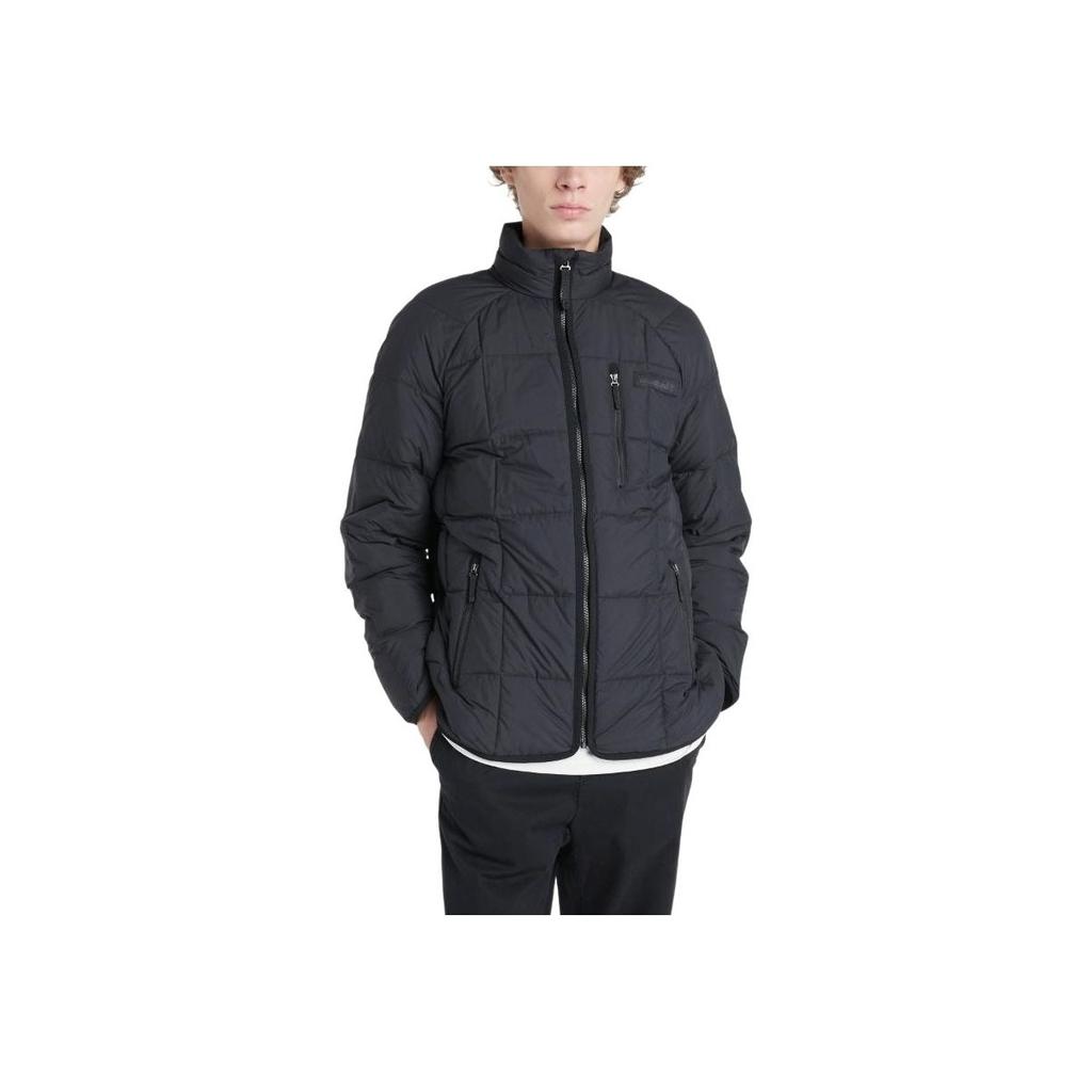 Timberland Solid Logo Waterproof Warm Jacket Men Jacket Black A2N8M-001