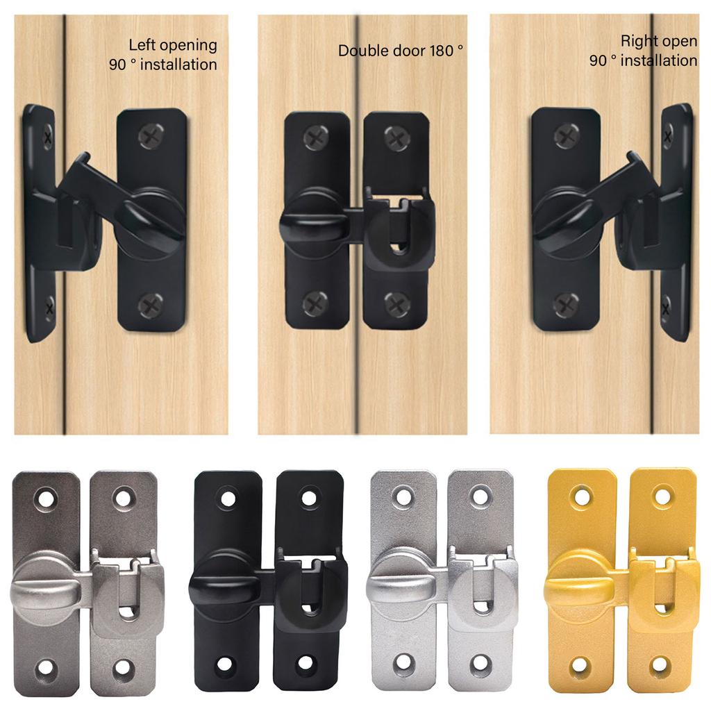 Многоцелевые защелки для раздвижных дверей, болтовые замки для дома и офиса, безопасность ежедневного использования, прочный алюминиевый сплав