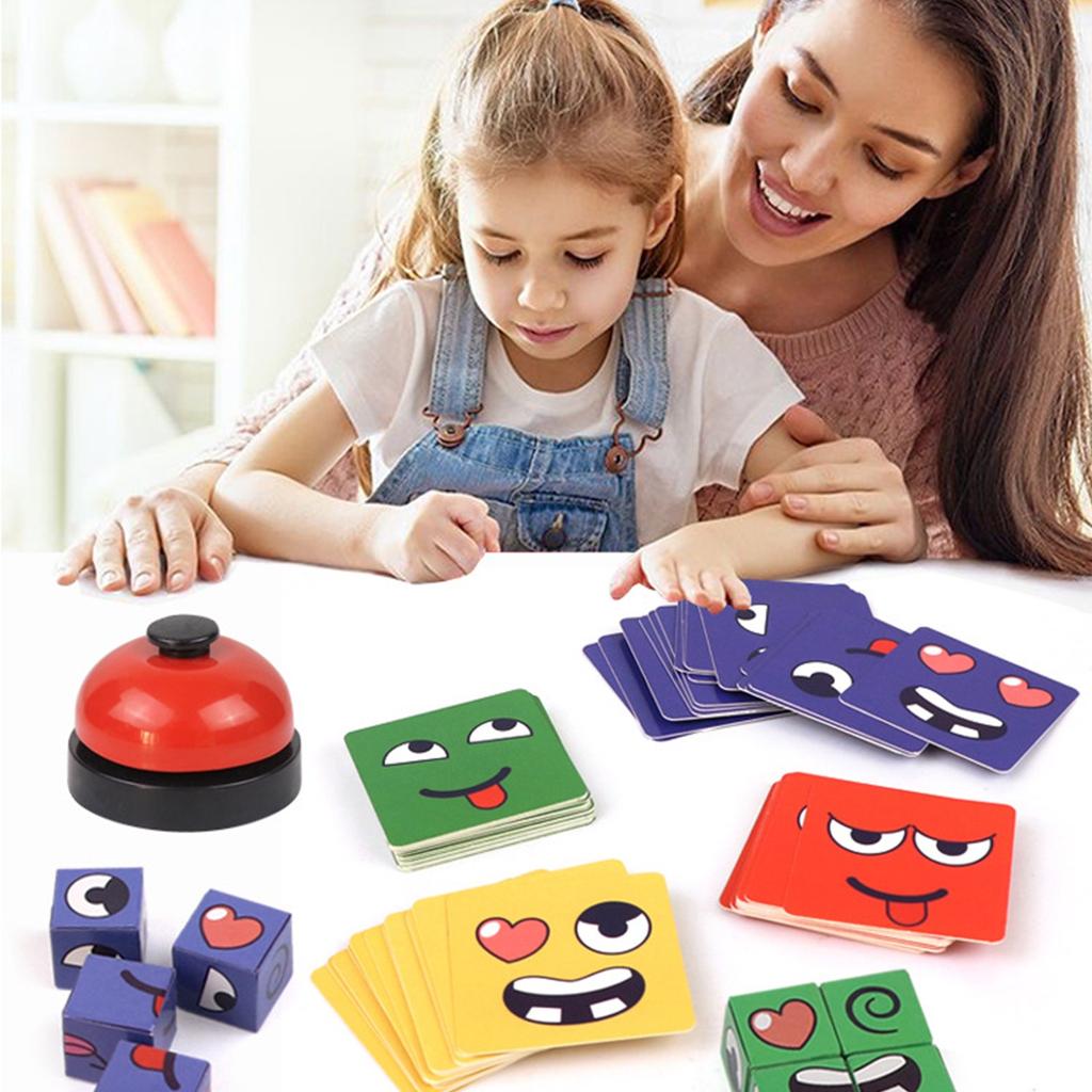 Face-changing Children's Early Educational Toys Parent-child Interactive Fun Tabletop Game