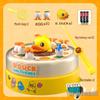 B.Duck Little Yellow Duck Parent-Child Educational Bouncing Fishing Toy Gift