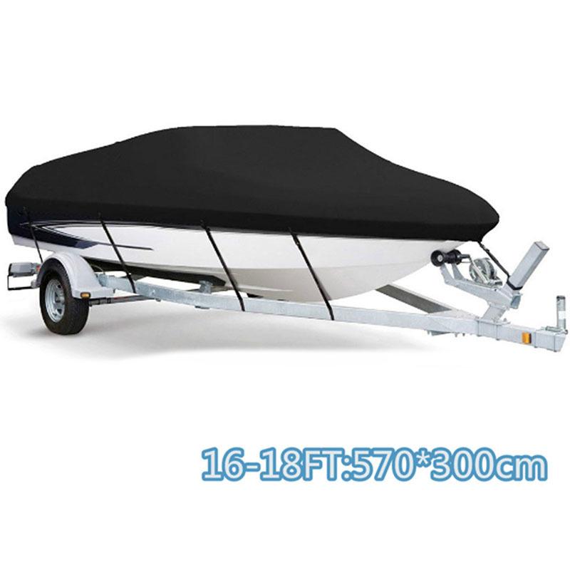 Чехол для яхты, лодки, водонепроницаемый, 11-22 футов, чехол для лодки Barco, устойчивый к ультрафиолетовому излучению, прочный, 210D, морской, прицепной, парусиновый, аксессуары для лодок