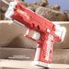 Summer Water Gun Non Electric Pistol High-pressure Full Automatic Shooting Water Beach Toy Gun For Kid Children Boys Girls Adult