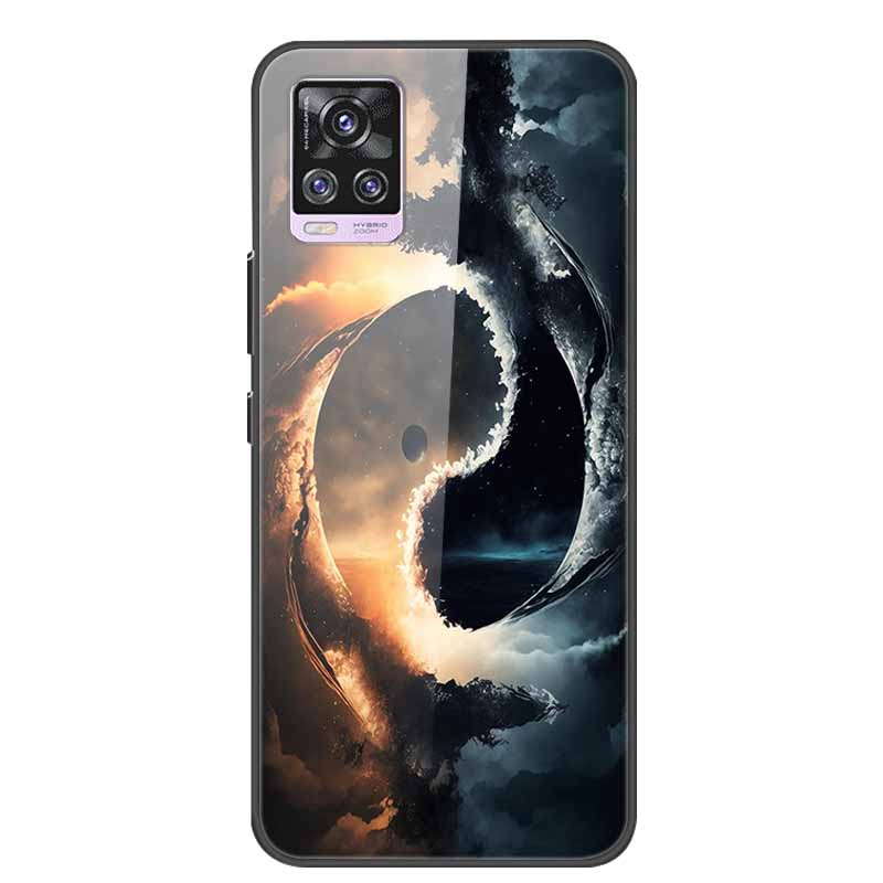 6.44" Tempered Glass Case For Vivo V20 Pro Case V 20 Pro Soft Bumper Hard Back Cover For Vivo V20 Pro 2020 Phone Case Coque Para