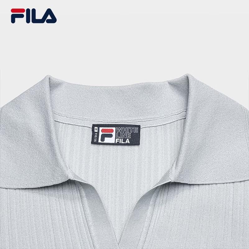 Fila Женский облегающий тканый топ с коротким рукавом