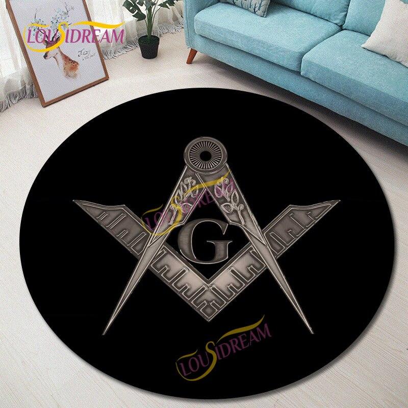 Масонские круглые коврики. Коврик для домашнего игрового стула. Масонский коврик для детской комнаты. Коврик для компьютерного стула. Коврик для деревянного пола масонов.