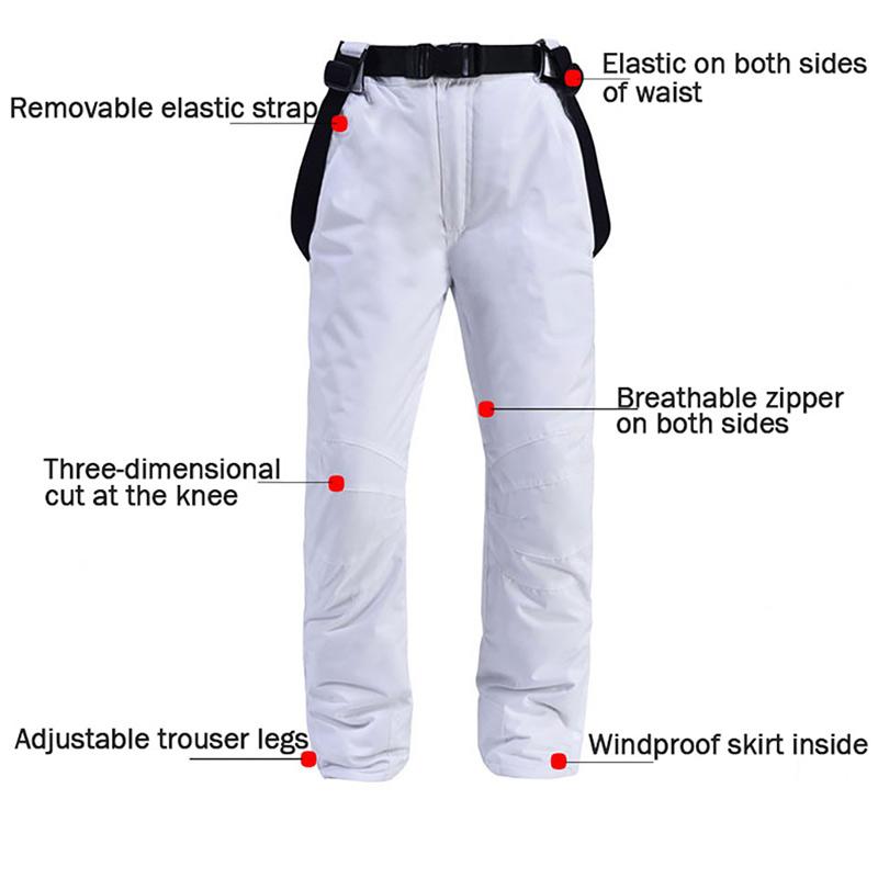 Women Men Ski Jacket Hiking Mountain Thicken Plus Size Fleece Ski-wear Waterproof Snowboard Jacket