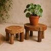 Display Pad Teak Low 24x10cm 2 Pieces