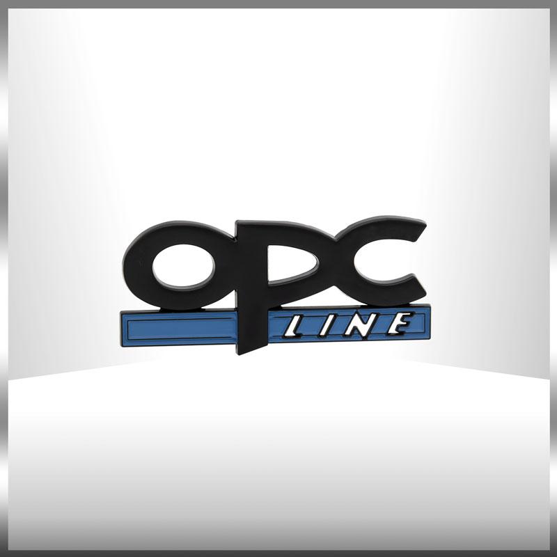 3D Аксессуары для автомобиля Металлический Логотип OPC LINE Значок на Переднюю Решетку Автомобиля Наклейка-Эмблема на Крыло Багажник Для Opel Corsa Astra H J G K Insignia Cy7