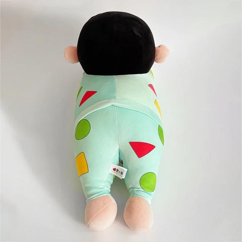 Crayon Shin Chan Plush Toy Big Size Lying Crayon Shin Chan Cartoon Stuffed Doll Soft Hugging Pillow Xmas Gifts Girl