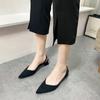 Baotou Sandals for Women In Summer, Simple Pointed Square Heel Sandals for Women In High Heels, Slim Strap Fashion, Women's Singles Shoes
