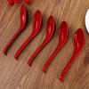 12x противоударных ложек из мощного фарфора, японские ложки для риса, ложки для пельменей, каши, супа, ресторанная кухонная посуда, столовые приборы