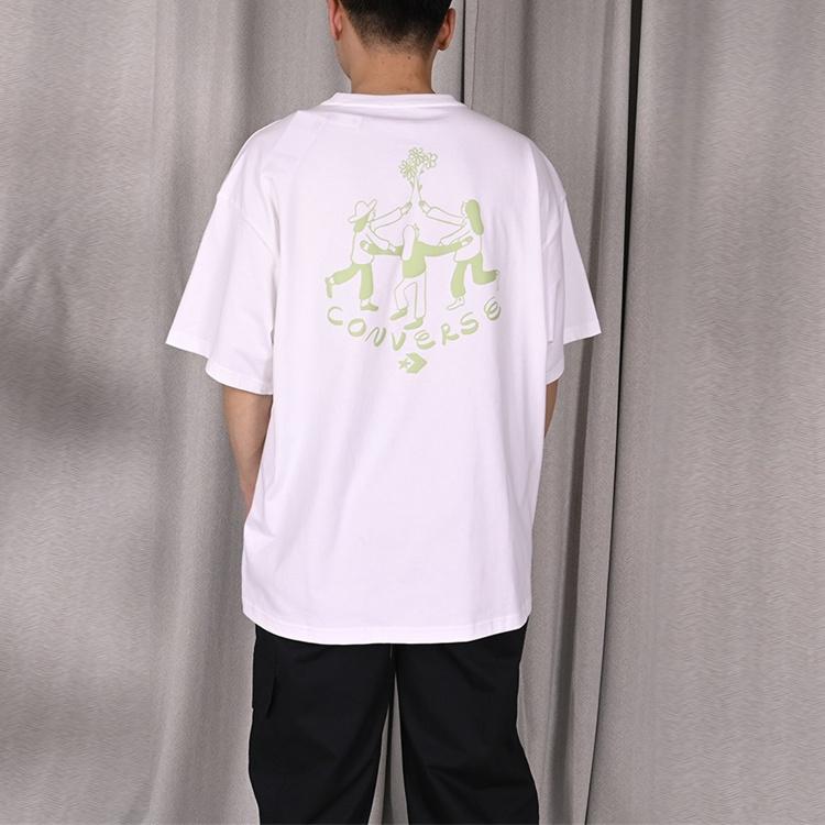 Converse Flower Friends Tee Asia Sizing 'White' Men's 10024757-A02