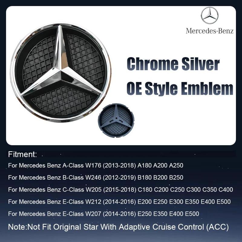 1 шт. Эмблемы-звезды на переднюю решетку для Mercedes Benz W176 W205A B C E S R SL ML GL GLA GLK-Class