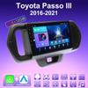 2 DIN Android Carplay автомобильное радио для Toyota Passo III 2016-2021 мультимедийный проигрыватель головное устройство стерео GPS навигация BT WIFI 2+32 ГБ