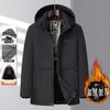 Winter Pie Overcome Dad Velvet Thickened Warm Padded Jacket Father Loose Padded Jacket Men's Middle-aged Padded Jacket
