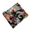Winter Imitation Cashmere Scarf Women'S Plant Printing Versatile Cold Protection Warm Scarf Occupation Light Luxury Plant Flower