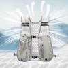 Hiking Vest Pack with 500ml Water Bottle Daypack Reflective Design Multipurpose Breathable for