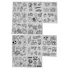 8Pcs Shrinky Dink Paper BOPS Wide Application Semitransparent Various Patterns Shrinky Dink Sheets F