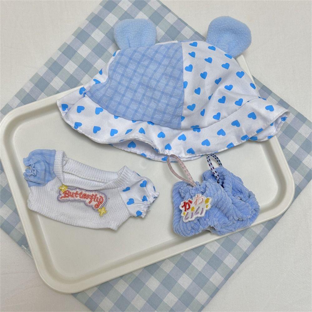 Handmade Cotton Doll Clothes Lolita Overalls Doll Accessories for EXO Idol Dolls