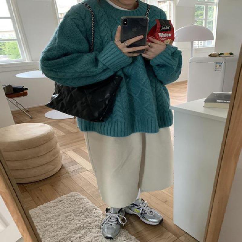 2023 Autumn/Winter Women's Loose Knit Sweater - Trendy Japanese Style