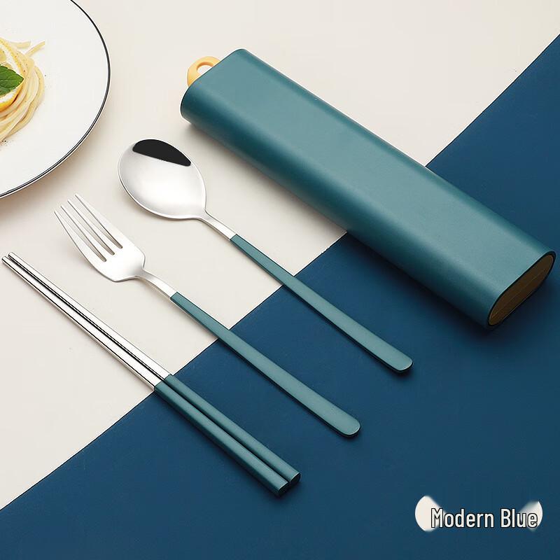 Portable 304 Stainless Steel Travel Cutlery Set