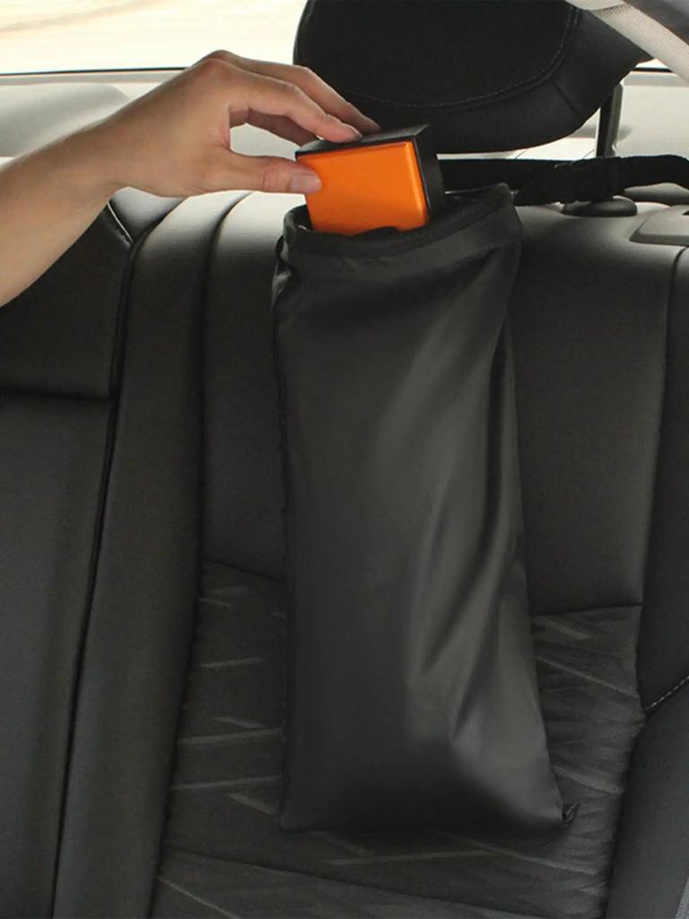 1PC Car Garbage Storage Hanging Bag Car Mounted Environmental Protection Garbage Bag Seat Back Storage Hanging Bag