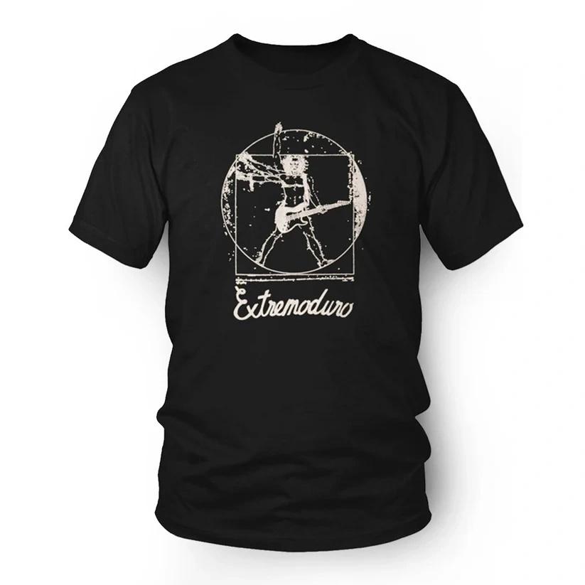 EXTREMODURE Rock Band Surrounding Pure Cotton Mens Womens Tshirts Summer Luxury Fashion Street Wear Y2K Shirts Mens Clothes