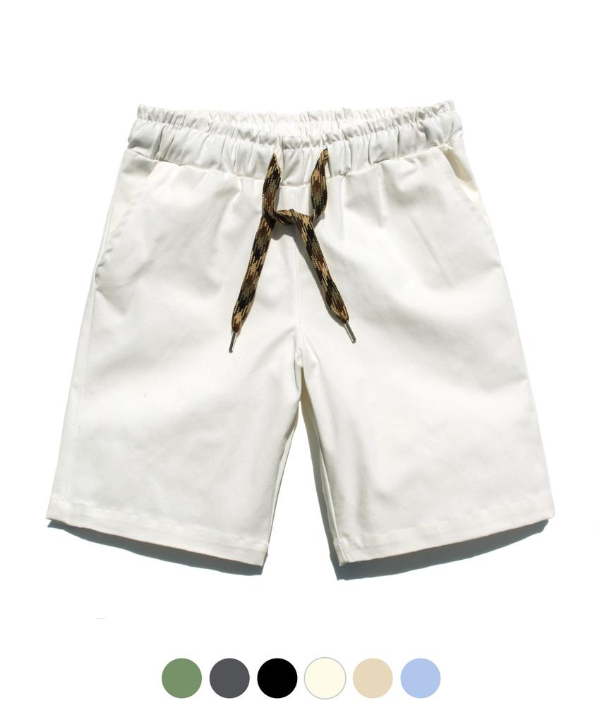 DYCLEZ Ver.2 Classic Elastic Waist Shorts Ivory Khsp0427
