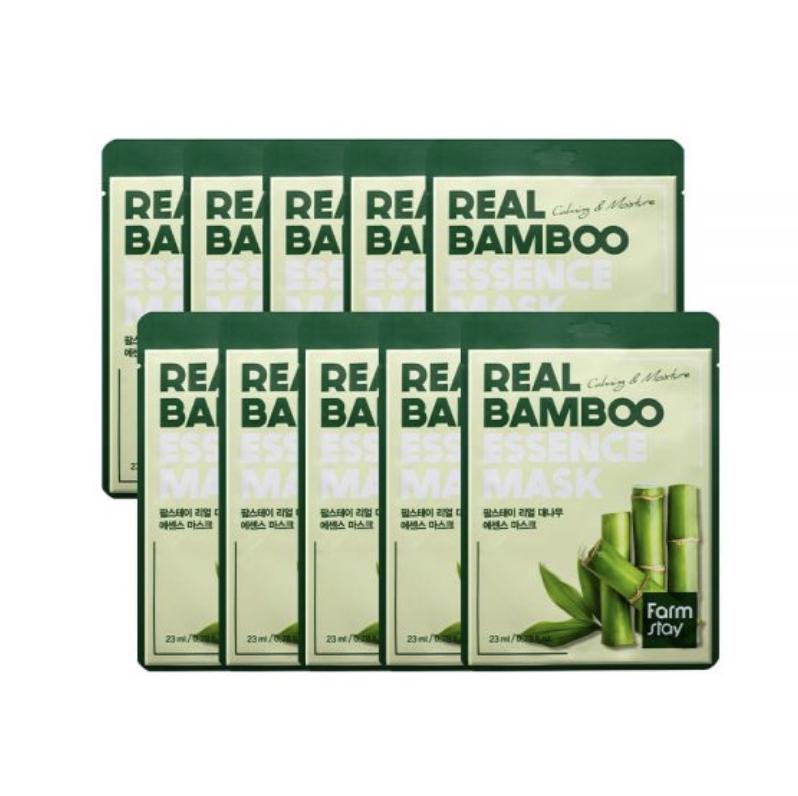 FARM STAY Real Bamboo Essence Mask 23ml (3 Options)