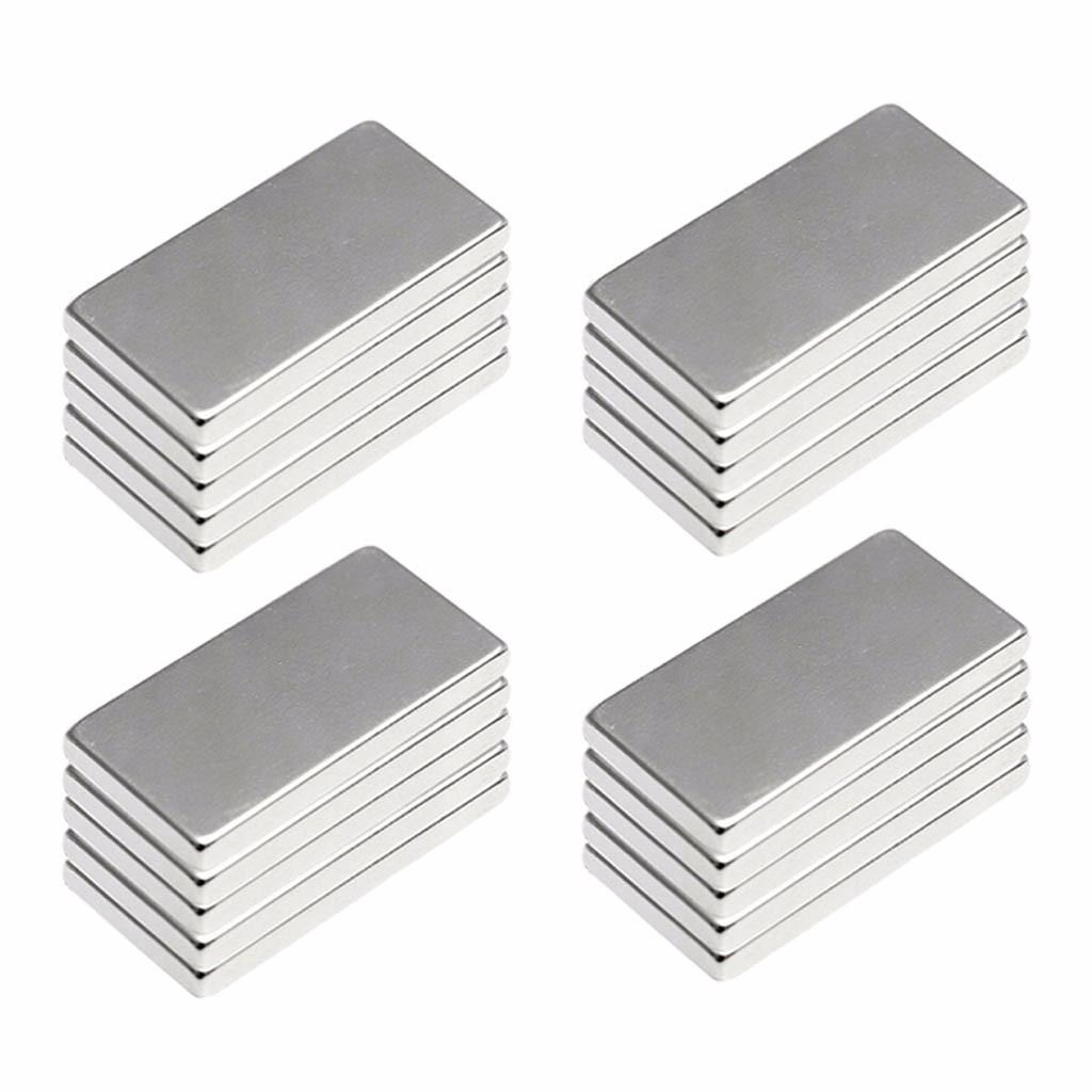 N52 20x10x2mm Neodymium Block Magnet Rare Earth Magnets 10/20/30/60PCS