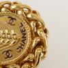 CHANEL Rice motif Earring vintage Plated Gold 50g Women Used