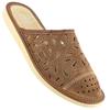 Women's Indoor Leather Slippers, Genuine Leather House Slippers, Stylish Women's Slippers 41