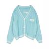 Autumn and Winter Women's Knitwear Embroidered Cardigan Temperament Ageing Loose Casual Sweater