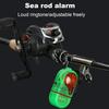Fishing Bite Alarm Lamp with Clip 80dB Night Fishing Rod Alert Light Universal Electronic Bite Indicator Strike Sensor LED Lamp Fishing Accessories