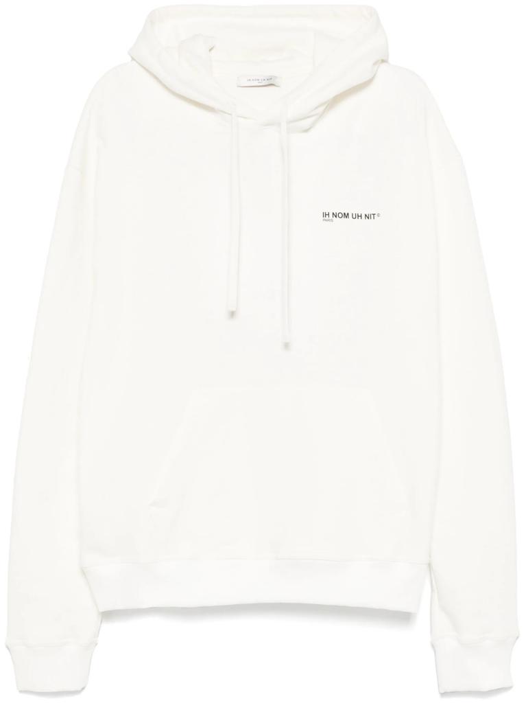 Cross-border trend IH NOM UH NIT printed loose hooded sweater for men and women