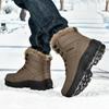 Men Boots 2024 New Winter Slippers Warm Men Shoes Waterproof Non-Slip Plush Sneakers Male Tenis Shoes Boots Men Sneakers Winter