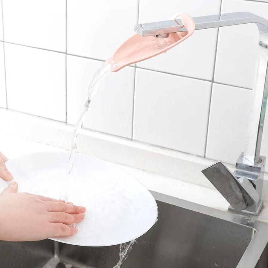 Аксессуары для ванной комнаты и кухни Новый удлинитель для крана Устройство для мытья рук для малышей Руководство для детей Удлинитель для крана для раковины