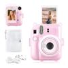 Rieibi Instax Mini 12 Instax Fujifilm Instax Mini 12 Case Clear Instax Mini 12 Case Transparent Shining Clear Clear Case with Clear Shoulder Strap and