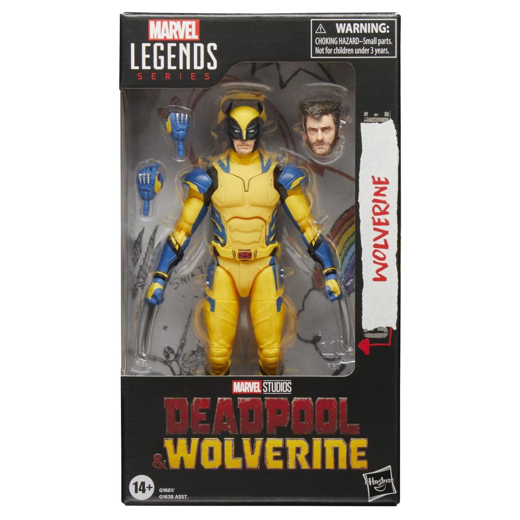 Hasbro Hasbro MARVEL Marvel Legends Series Deadpool Wolverine Adult Collection 15cm Action Figure G1661 Authentic Product Wolverine, &