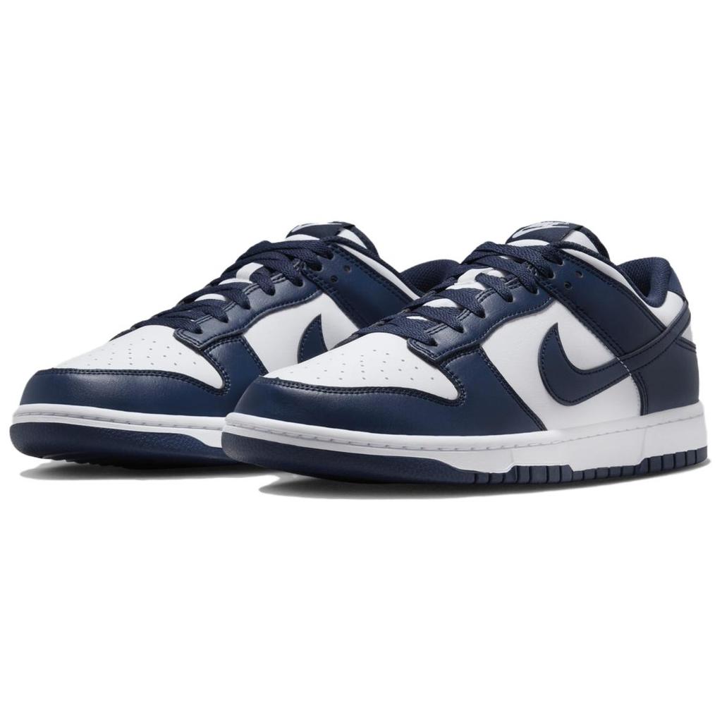 Новые Nike Dunk Low Белый Полуночный Синий HF5441-107