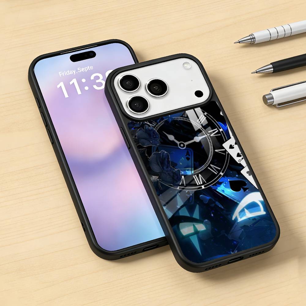 S-Shadow M-Milk C-Cookie R-Run Phone Case For iPhone17,16,15,14,13,12,Pro,Max,Magnetic For Magsafe Wireless Charging