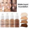 Matte Liquid Foundation Oil-Control Concealer Naturally Flawless Foundation Cream