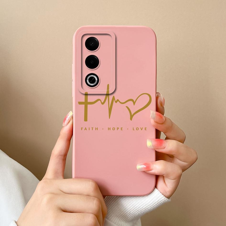 Для OPPO A3X A3 Pro Realme 13 Pro Plus 12 Pro+ чехол-протектор экрана супер ударопрочный тонкий силиконовый чехол-бампер Pretty Love Heart для OPPO