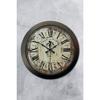 Gift 36 Cm Black Metal Cafe De Paris Wall Clock