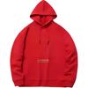Li Ning Printed Letter Hooded Comfortable Breathable Versatile Loose Sweatshirt Unisex Sweatshirt Red AWDR288-3