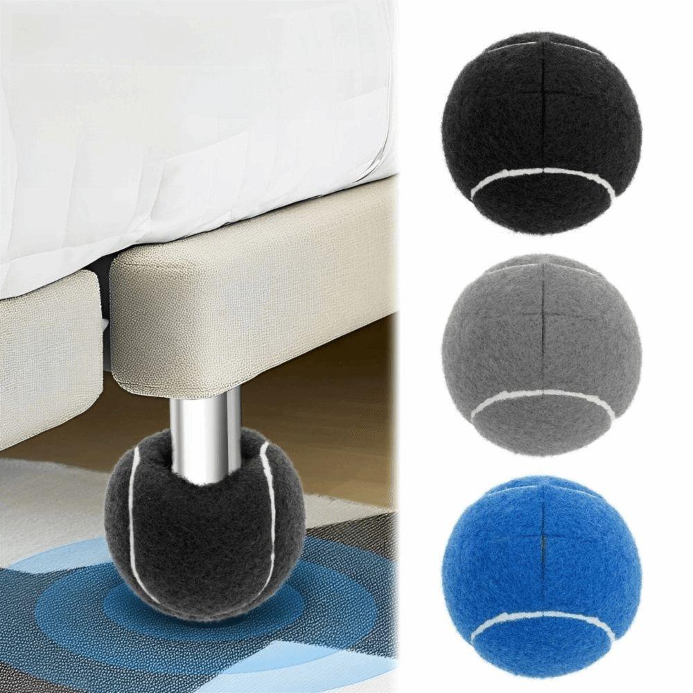 4Pcs Tennis Shape Chair Table Leg Covers Anti-noise Protective Sleeve Furniture Leg Cover Wear Resistant Dining Table Socks